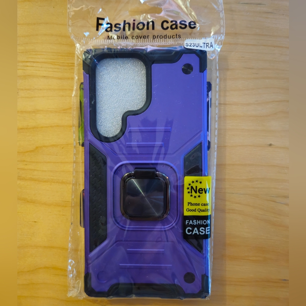 S23 ULTRA Purple and Black Phone Case - brand new